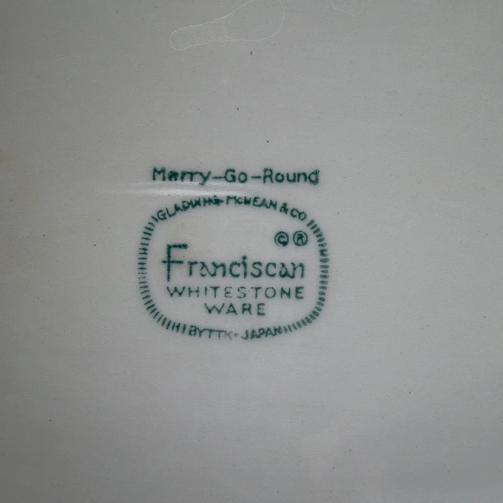 Franciscan Merry Go Round Oval Serving Platter 13